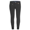 Winter-Reithose Waldhausen Vollbesatz Full Grip Kinder schwarz
