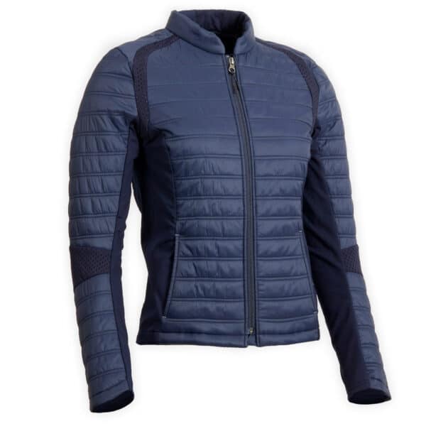 Winter-Reitjacke 900 Damen marineblau