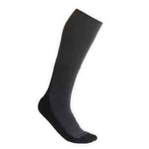 Winter-Reitsocken 500 Warm Erwachsene grau/schwarz