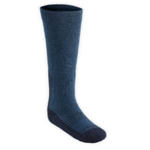 Winter-Reitsocken 500 Warm Kinder dunkelblau