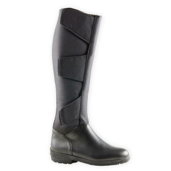 Winter-Reitstiefel 900 Warm Erwachsene schwarz