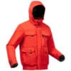Winterjacke Blouson Winterwandern SH100 X-Warm wasserdicht -10 °C Herren rot