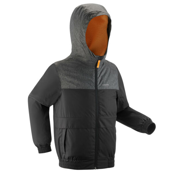 Winterjacke Winterwandern SH100 Wasserdicht X-Warm -1°C Kinder 122–170 schwarz