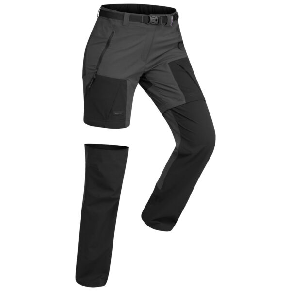 Zip-Off-Hose Bergtrekking MT500 2-in-1 Damen schwarz