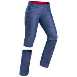 Zip-Off-Hose Travel 100 Damen jeansblau