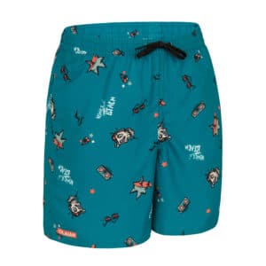 Boardshorts 100 Jungen petrol