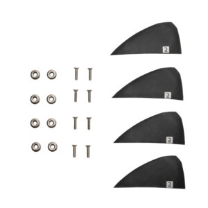 Finnen Universal Kitesurfboard Twin Tip 4er-Set