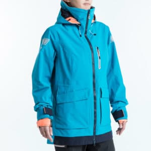 Segeljacke Sailing 500 Damen leuchtendblau