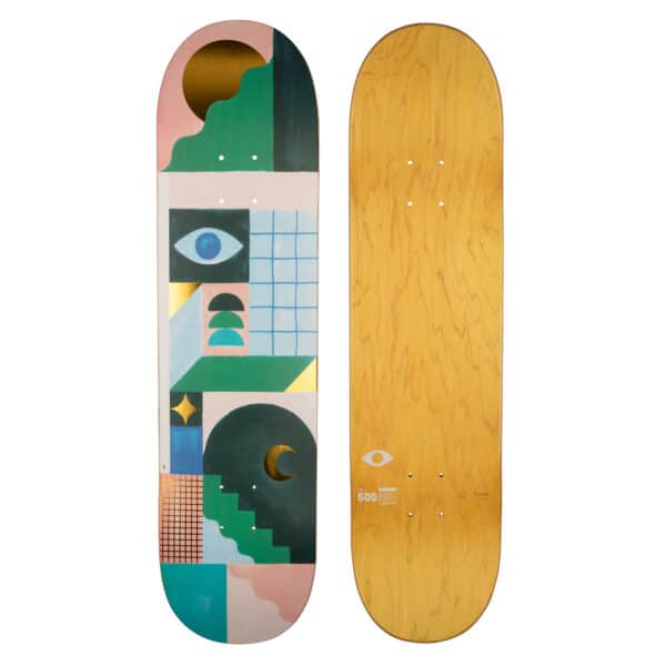 Skateboard-Deck DK500 Ahorn Popsicle 8" Graphik von @Tomalater