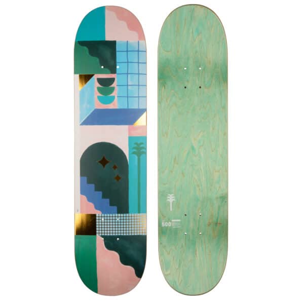 Skateboard Deck aus Ahornholz DK500 Popsicle Grösse 7