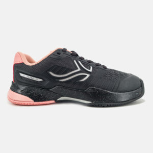 Tennisschuhe Kinder TS990 schwarz mit Pailetten