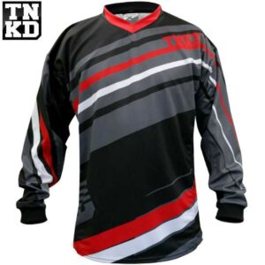 Tanked BASIC Paintball Jersey (schwarz/rot) - 2XL