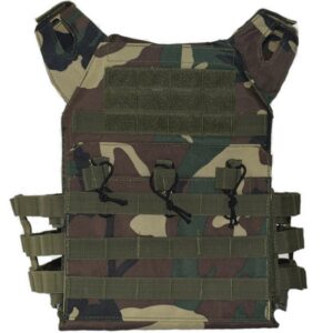 DELTA SIX ACM Jumper Tactical / Plate Carrier Molle Weste (Woodland Camo)