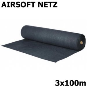 Airsoft Spielfeld Netz / Fangnetz 3x100m (schwarz