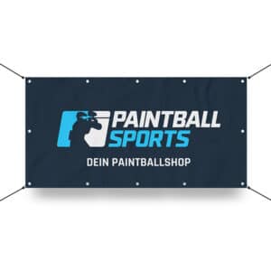 Paintball Sports Werbebanner 130x70cm (PBS Logo)