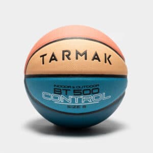 Basketball BT500 Grösse 6 rosa/türkis