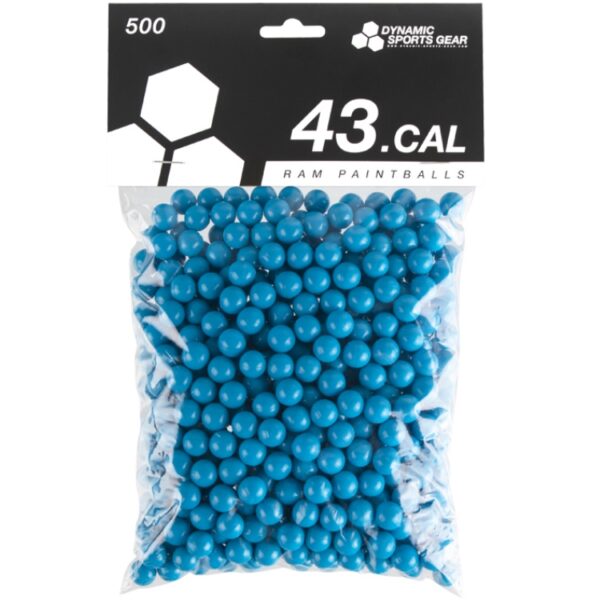 Dynamic Sports Gear RAM Paintballs / Farbkugeln Cal. 43 (500er Beutel) - BLAU