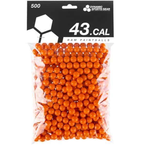 Dynamic Sports Gear RAM Paintballs / Farbkugeln Cal. 43 (500er Beutel) - ORANGE