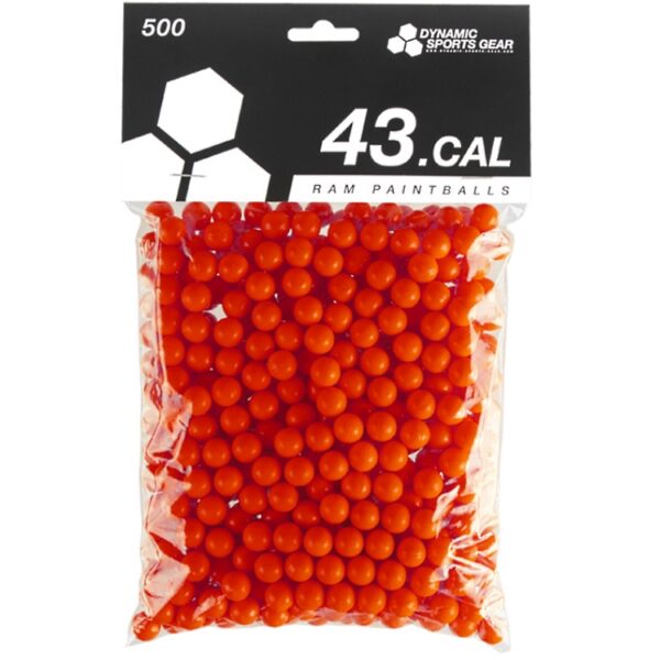 Dynamic Sports Gear RAM Paintballs / Farbkugeln Cal. 43 (500er Beutel) - ROT