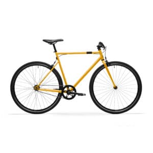City Bike 28 Zoll Elops Single Speed 500 Singlespeed/Fixie gelb