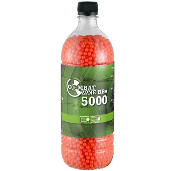 Combat Zone Basic Selection Airsoft BB´s (Orange/5000Stk.) 0