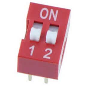 DIL Schalter (2-polig) für Markierer Boards