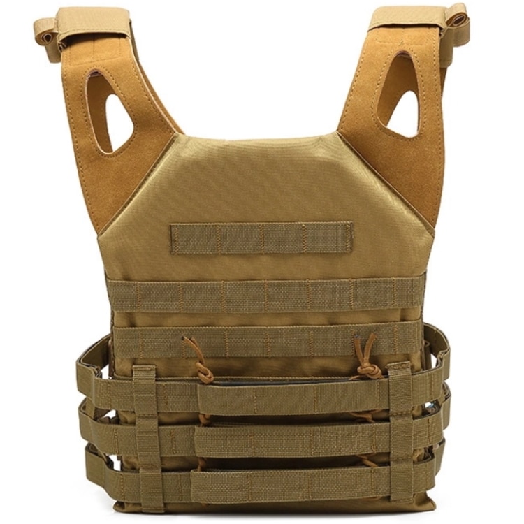 DELTA SIX ACM Jumper Tactical / Plate Carrier Molle Weste (Desert / Tan)