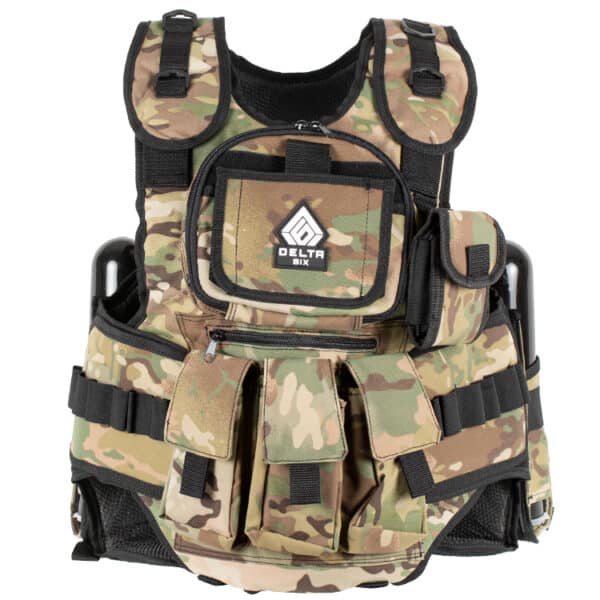 Delta Six Paintball Tactical Weste 6+1 (Multicam Tarn)