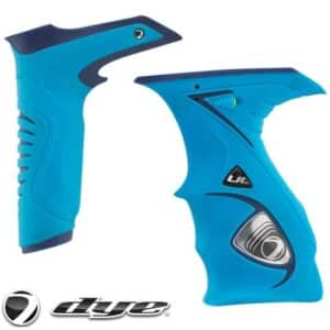 Dye DM14 / DM15 Sticky Grip Griffschalen + Reg Cover Kit (blau)