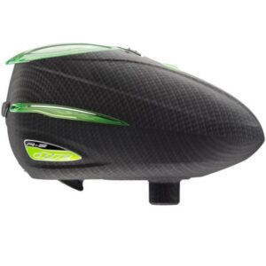 Dye Rotor R-2 Paintball Loader (Carbon / Lime Green)