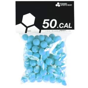 Cal. 50 Paintball Rubberballs / Gummigeschosse (100 Stück) - BLAU
