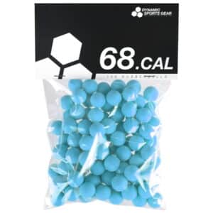 Cal. 68 Paintball Rubberballs / Gummigeschosse (100 Stück) - BLAU