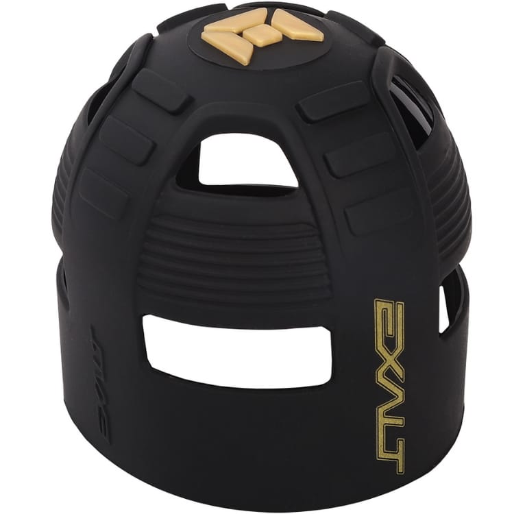 Exalt Paintball Tank Grip Tankcover 45ci bis 68ci (Black/Gold)