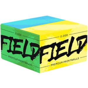 FIELD Premium Paintballs für Spielfelder (2000er Karton) - BLUE/YELLOW