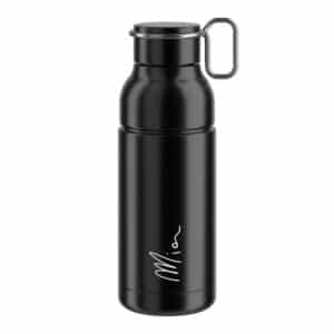 Fahrrad-Trinkflasche Mia 650 ml Edelstahl schwarz