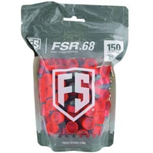 First Strike Paintballs 150 Schuss Tüte (grau/rot)