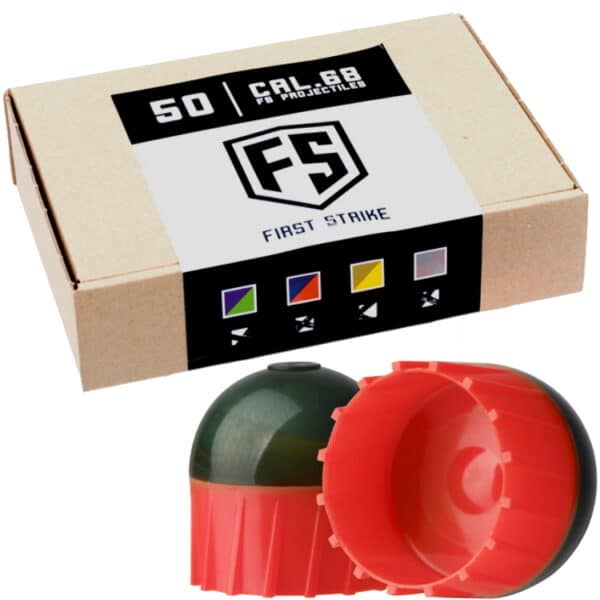 First Strike Paintballs 50 Schuss Box (grau/rot)