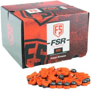 First Strike Paintballs 600 Schuss Box (grau / orange)