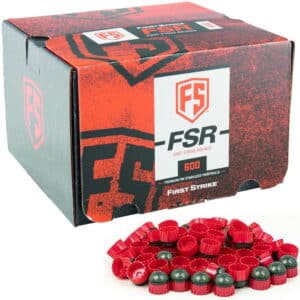 First Strike Paintballs 600 Schuss Box (grau / rot)
