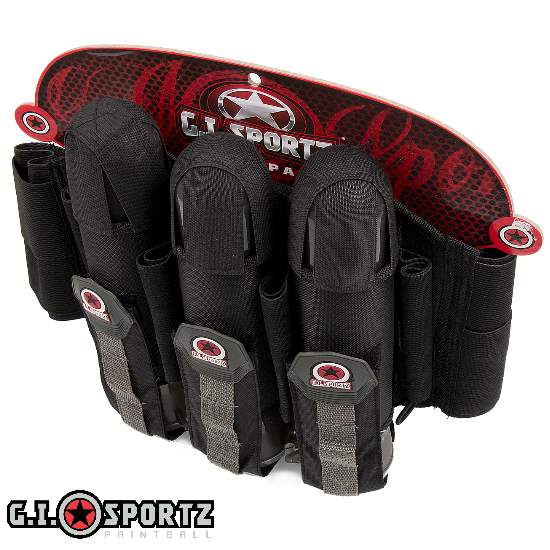G.I. Sportz Glide 3+4 Paintball Battlepack (schwarz)