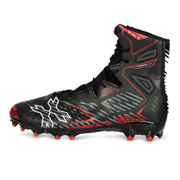 HK Army Diggerz_X1 Hightop Paintball Schuhe (Black/Red)