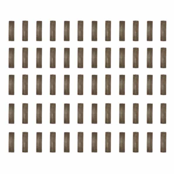 Index Camo Clips für 20mm Weaverrail (60er Packung) - oliv