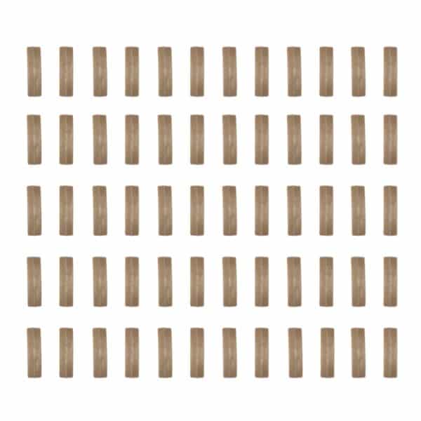 Index Camo Clips für 20mm Weaverrail (60er Packung) - TAN