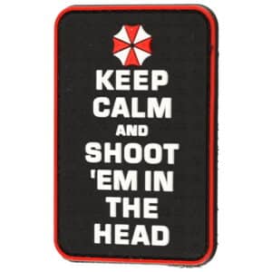 Paintball / Airsoft PVC Klettpatch (Keep calm and shoot)
