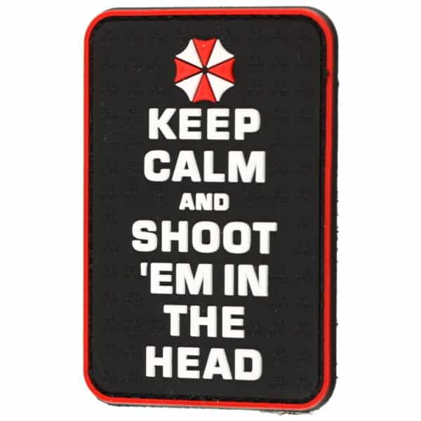 Paintball / Airsoft PVC Klettpatch (Keep calm and shoot)