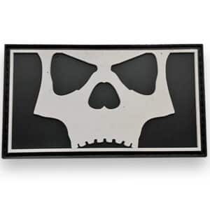 L.A. Infamous Icon Skull Full Patch (Black/White)