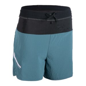 Laufshorts Baggy Trail Damen blau