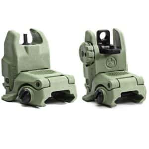 Flip Top Sights Visier (Kimme & Korn) - Olive