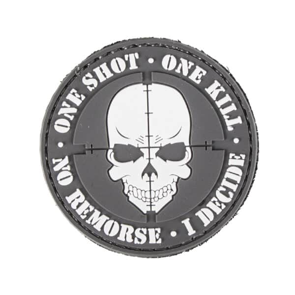 Paintball / Airsoft PVC Klettpatch (One Shot - One Kill)