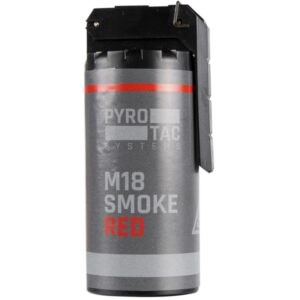 PYROTAC M18 Paintball / Airsoft Rauchgranate mit Kipphebel (rot)